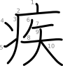 stroke order illustration