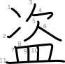 stroke order illustration