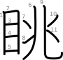 stroke order illustration