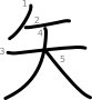 stroke order illustration