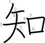 stroke order illustration