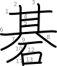 stroke order illustration