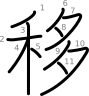 stroke order illustration