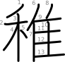 stroke order illustration