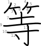 stroke order illustration