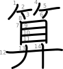 stroke order illustration