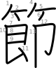 stroke order illustration