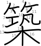 stroke order illustration