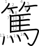 stroke order illustration