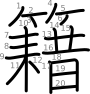 stroke order illustration