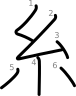 stroke order illustration