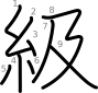 stroke order illustration