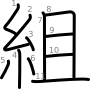 stroke order illustration