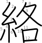 stroke order illustration