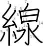 stroke order illustration