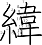 stroke order illustration