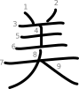 stroke order illustration