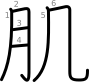 stroke order illustration