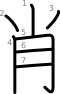 stroke order illustration