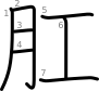 stroke order illustration