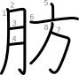 stroke order illustration