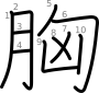 stroke order illustration