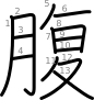 stroke order illustration