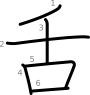 stroke order illustration