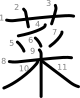 stroke order illustration