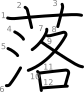 stroke order illustration