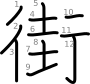 stroke order illustration