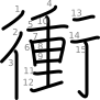 stroke order illustration