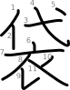 stroke order illustration