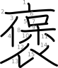 stroke order illustration