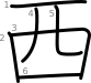 stroke order illustration