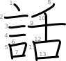 stroke order illustration