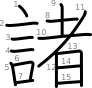 stroke order illustration