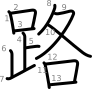 stroke order illustration