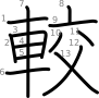 stroke order illustration