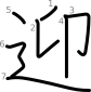 stroke order illustration