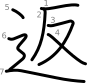 stroke order illustration