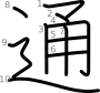 stroke order illustration