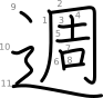 stroke order illustration