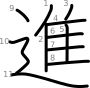 stroke order illustration