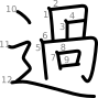 stroke order illustration