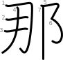 stroke order illustration