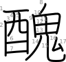 stroke order illustration