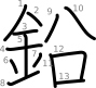 stroke order illustration