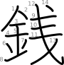 stroke order illustration