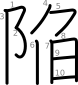 stroke order illustration